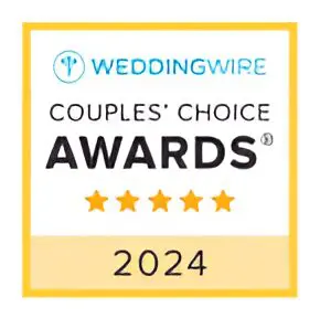 WeddingWire Couples' Choice Awards five-star 2024 emblem