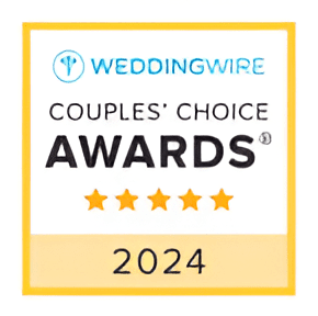WeddingWire Couples' Choice Awards 2024 badge.